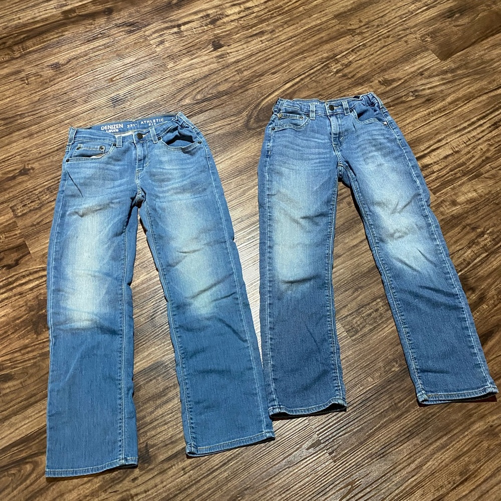 2 pairs of boys jeans